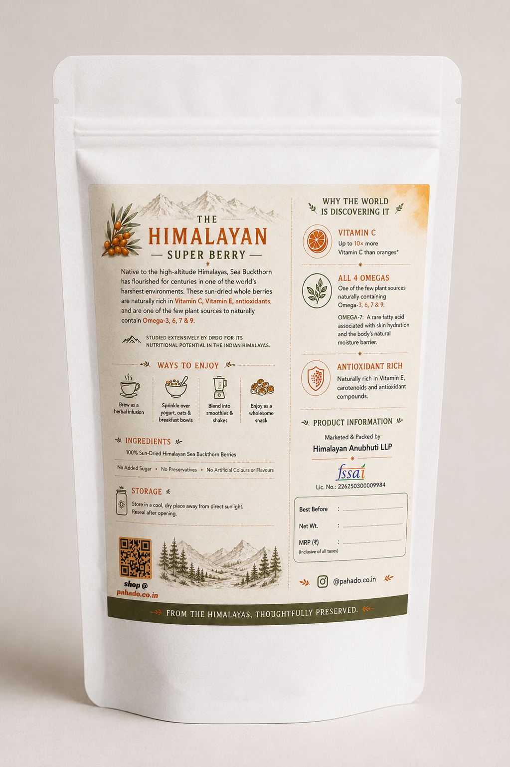Himalayan Sea Buckthorn Berries